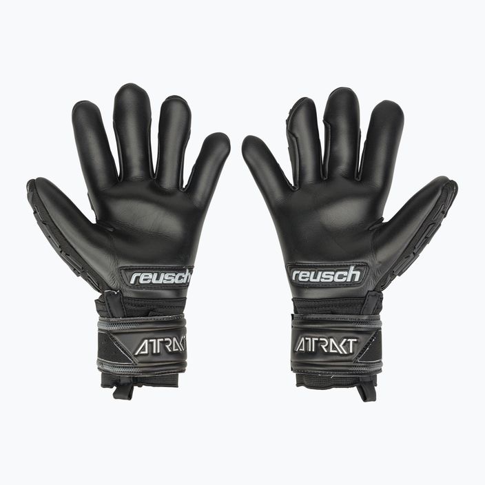 Reusch Attrakt Freegel Infinity Finger Support Brankárske rukavice čierne 5370730-7700 2
