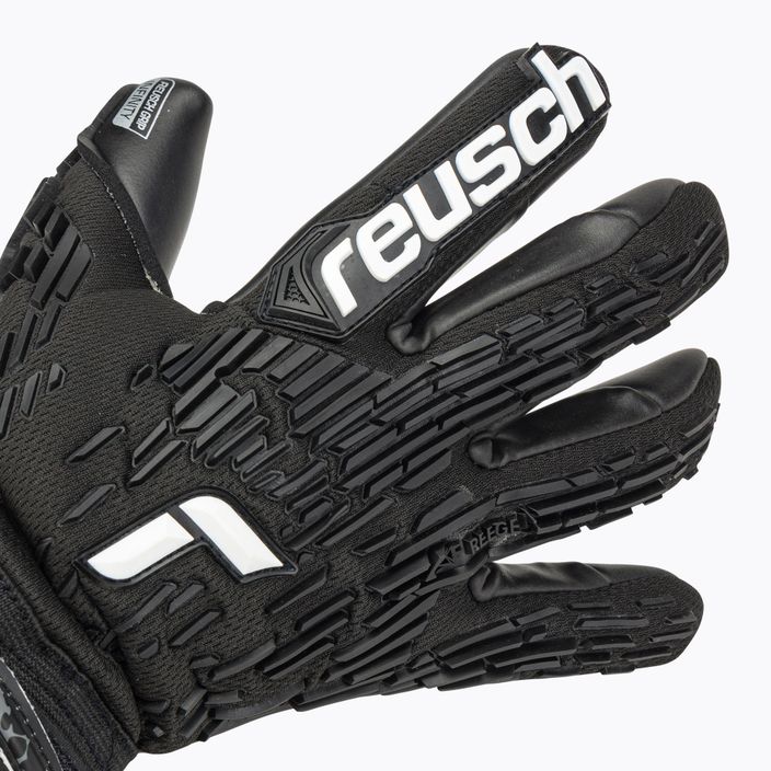 Reusch Attrakt Freegel Infinity Finger Support Brankárske rukavice čierne 5370730-7700 3