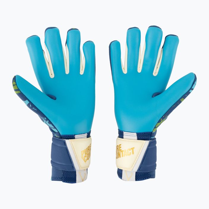 Brankárske rukavice Reusch Pure Contact Aqua modré 5370400-4433 2