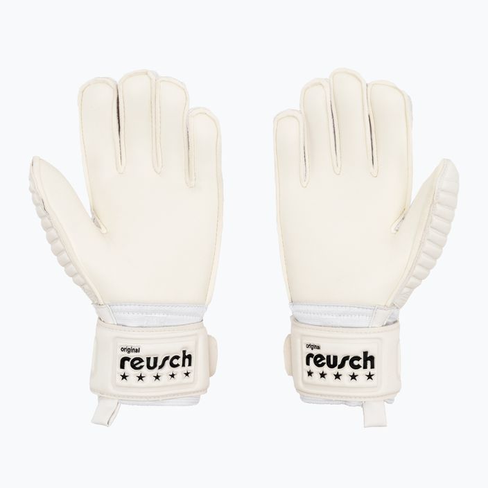 Detské brankárske rukavice Reusch Legacy Arrow Silver Junior biele 5372204-1100 2