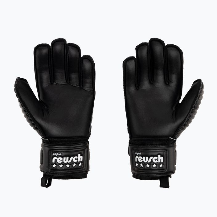Detské brankárske rukavice Reusch Legacy Arrow Silver Junior čierne 5372204-7700 2