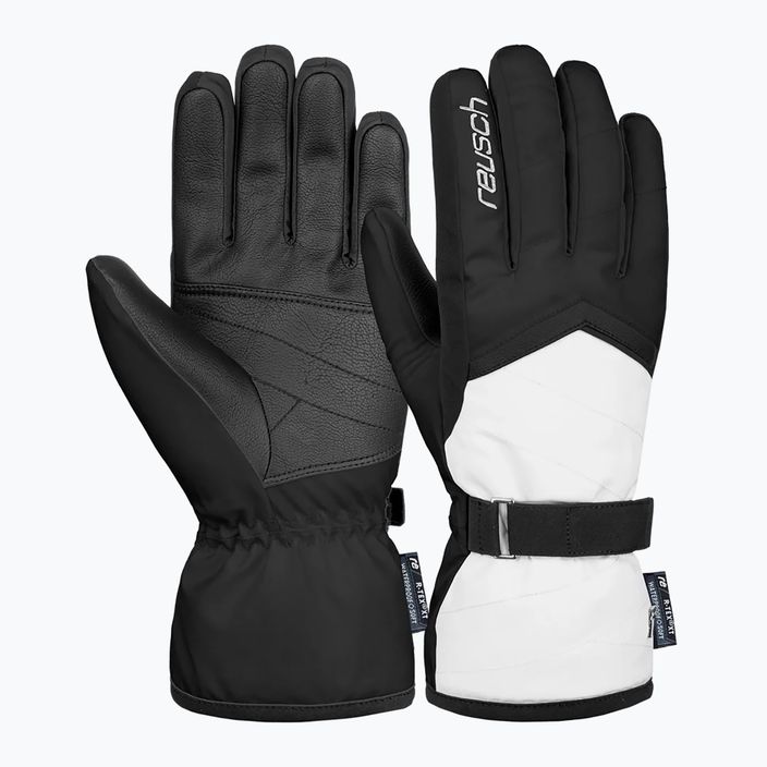 Lyžiarske rukavice Reusch Moni R-Tex Xt black/white 5
