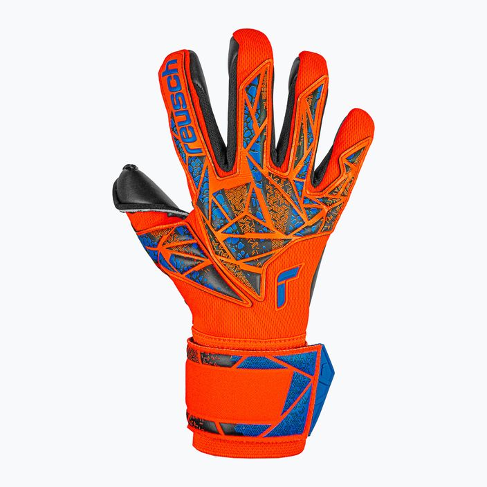 Brankárske rukavice Reusch Attrakt Duo hyper orange/electric blue/black 2
