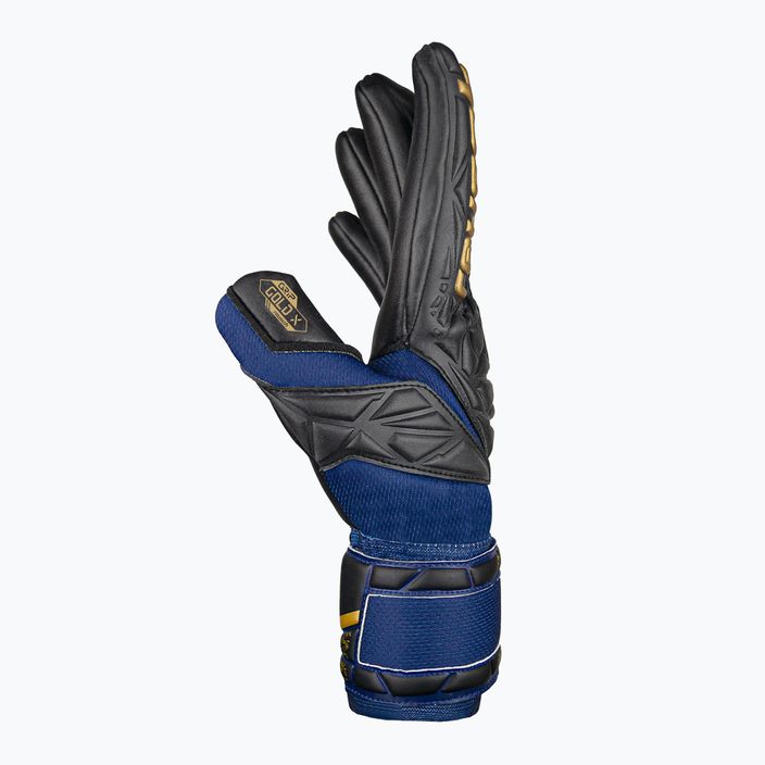 Brankárske rukavice Reusch Attrakt Gold X NC premium modré/zlaté/čierne 4