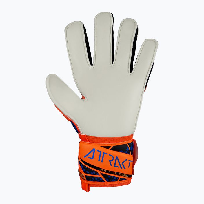 Brankárske rukavice Reusch Attrakt Solid hyper orange/electric blue 3