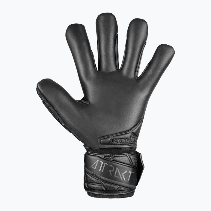 Reusch Attrakt Freegel Infinity Finger Support Brankárske rukavice čierne 3