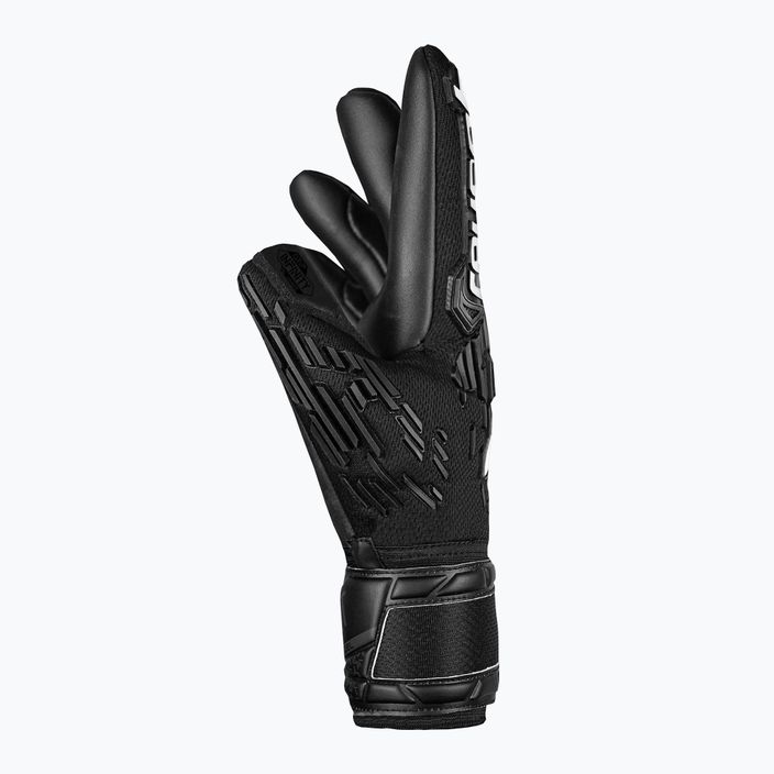 Reusch Attrakt Freegel Infinity Finger Support Brankárske rukavice čierne 4