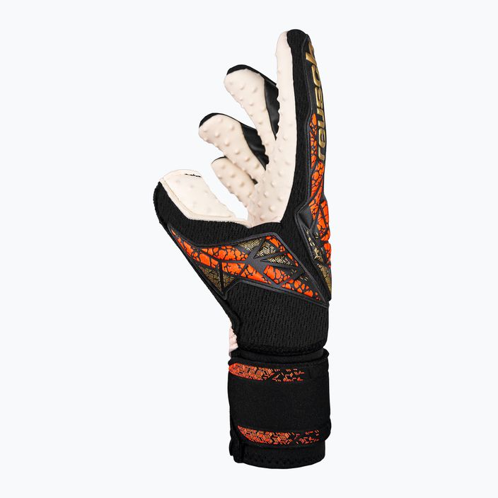 Brankárske rukavice Reusch Attrakt SpeedBump Ortho-Tec black/gold/orange 4