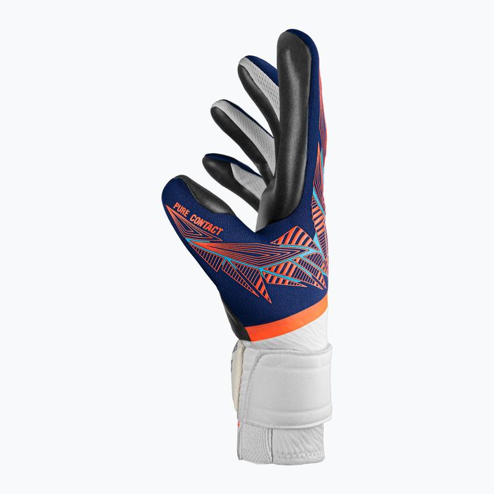 Brankárske rukavice Reusch Pure Contact Gold premium modrá/elektrická oranžová/čierna 4