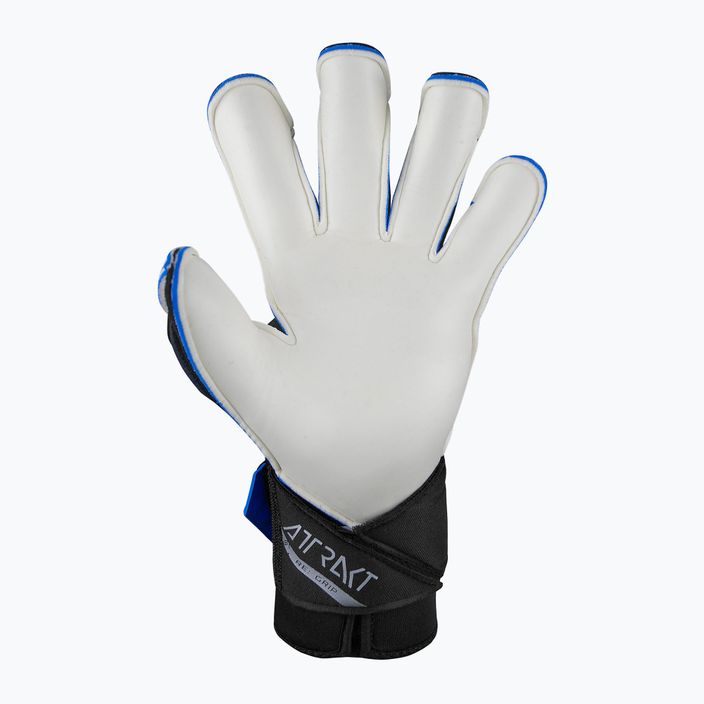 Detské brankárske rukavice Reusch Attrakt RE:GRIP black/electric blue 3