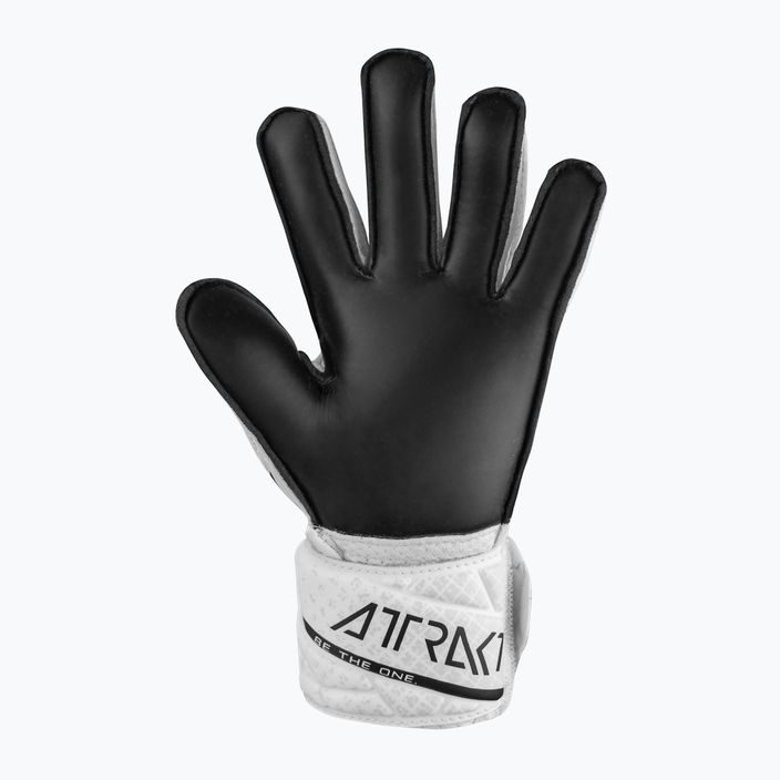 Brankárske rukavice detské Reusch Attrakt Solid Junior white/black 3