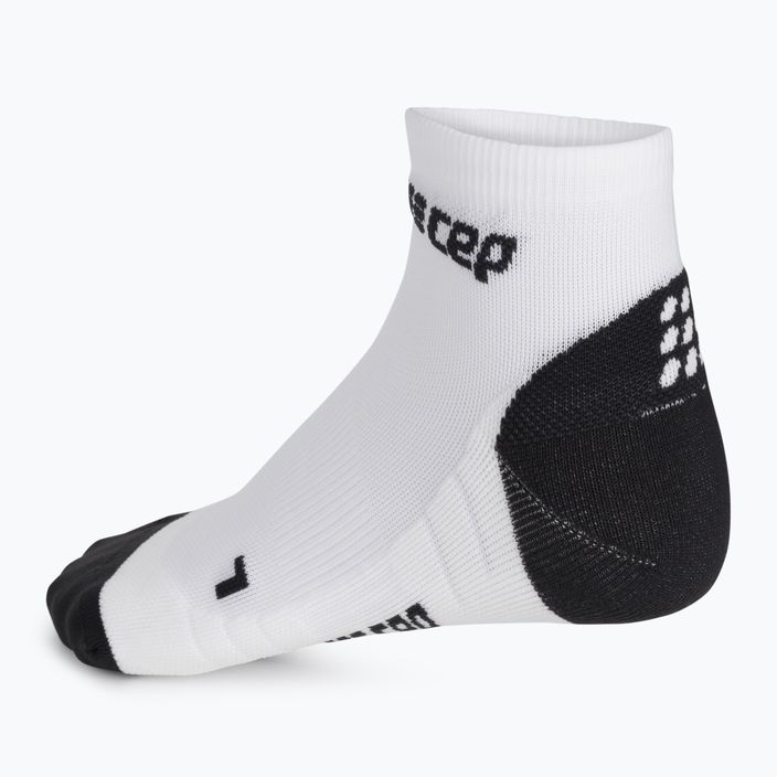 CEP Pánske kompresné bežecké ponožky Low-Cut 3.0 White WP5A8X2 2