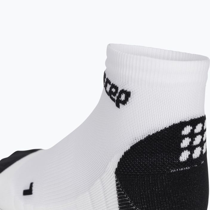 CEP Pánske kompresné bežecké ponožky Low-Cut 3.0 White WP5A8X2 3