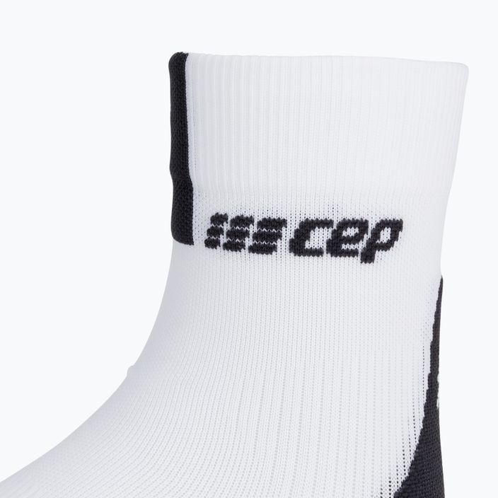 CEP pánske bežecké kompresné ponožky 3.0 white WP5B8X 4