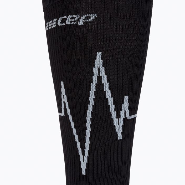 CEP Heartbeat dámske kompresné bežecké ponožky čierne WP20KC3 3