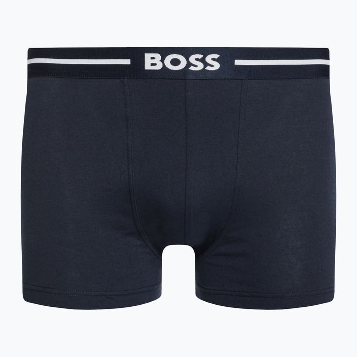 Hugo Boss Trunk Bold Design pánske boxerky 3 páry modrá/čierna/zelená 50490027-466 6