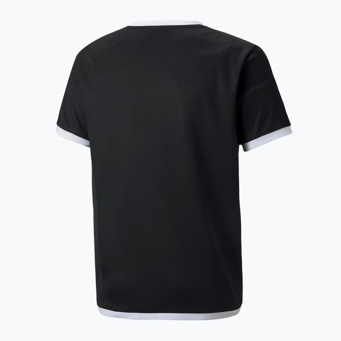 Detské futbalové tričko PUMA Teamliga Jersey čierne 74925 6
