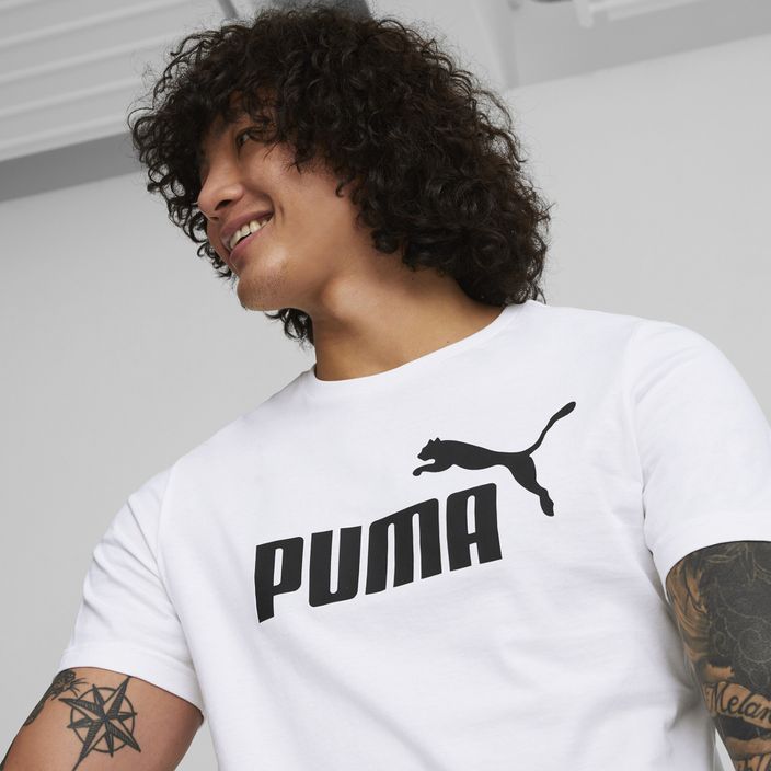 Pánske tričko PUMA Ess Logo Tee puma white 6