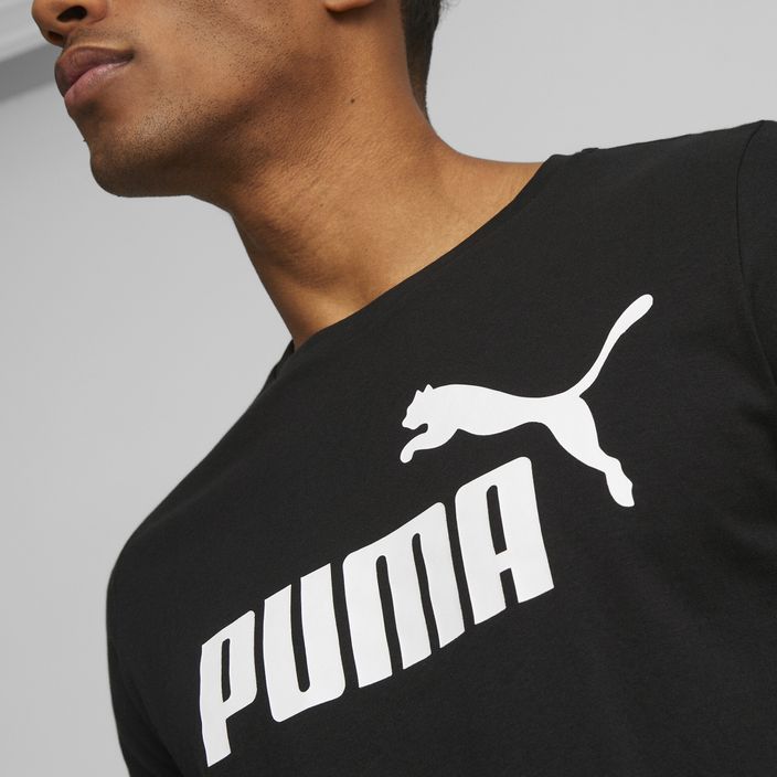 Pánske tričko PUMA Ess Logo Tee puma black 6