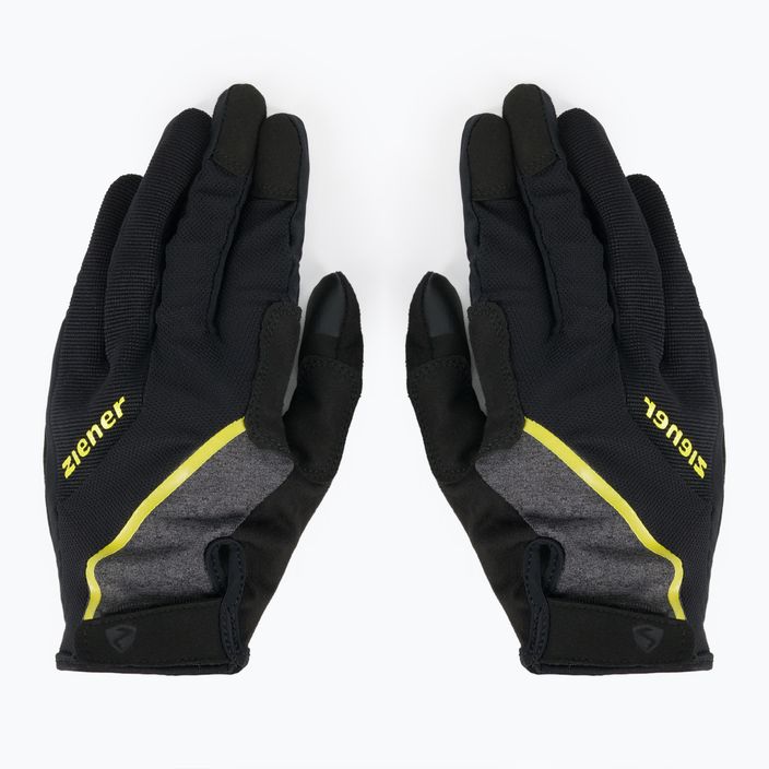 ZIENER MTB rukavice na bicykel Clyo Touch Long Gel 338 Black/Yellow Z-988229/338/7.5 3