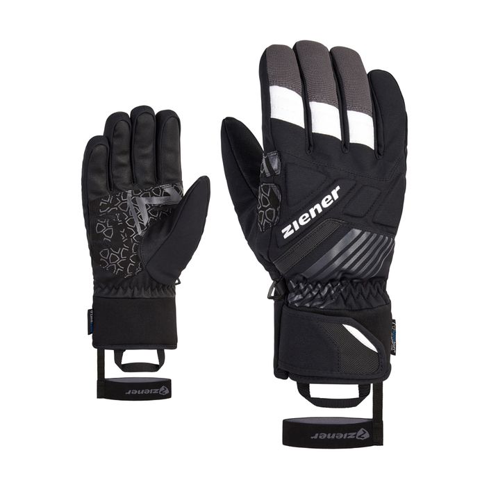 Ziener Genrix AS lyžiarske rukavice čierne 2