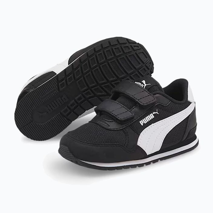 Detská obuv PUMA ST Runner v3 Mesh V Inf puma black/puma white 3