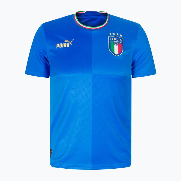 Detské futbalové tričko PUMA Figc Home Jersey Replica modré 765645