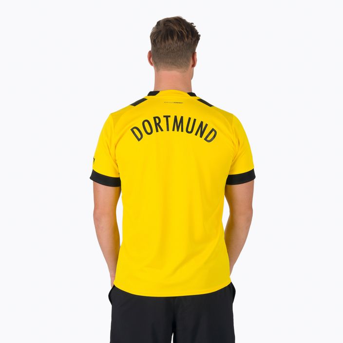 Pánske futbalové tričko PUMA Bvb Home Jersey Replica Sponsor žlto-čierne 765883 2