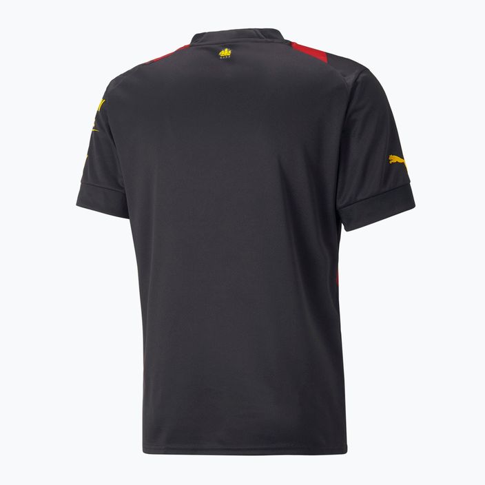 Pánske futbalové tričko PUMA Mcfc Away Jersey Replica čierno-červené 765722 8