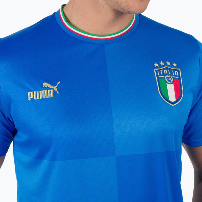Pánske futbalové tričko PUMA Figc Home Jersey Replica modré 765643 4