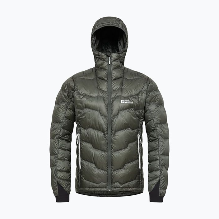 Jack Wolfskin pánska mikina Alpspitze Down Hoody slate green 10