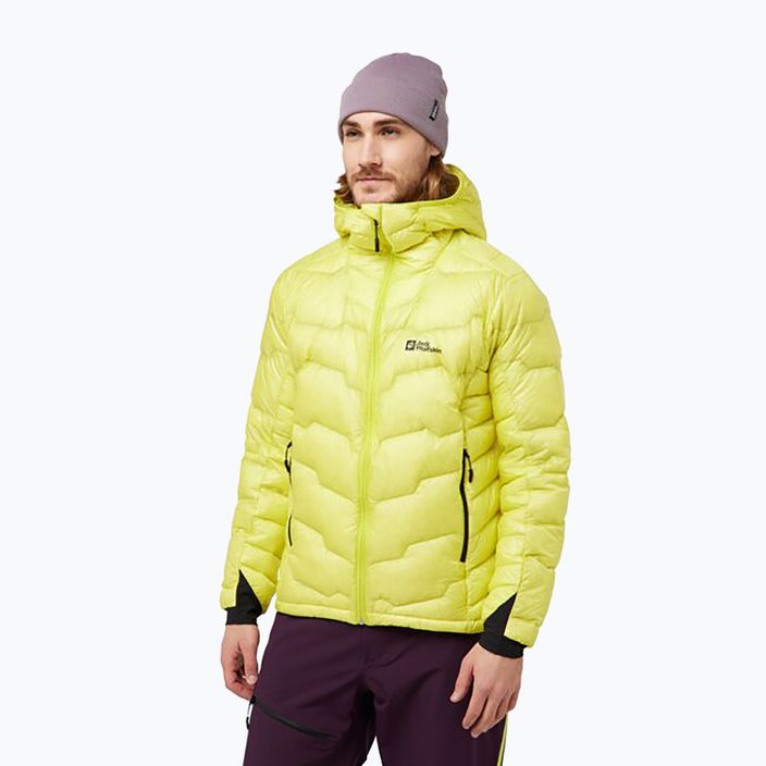 Jack Wolfskin pánska bunda Alpspitze Down Hoody firefly