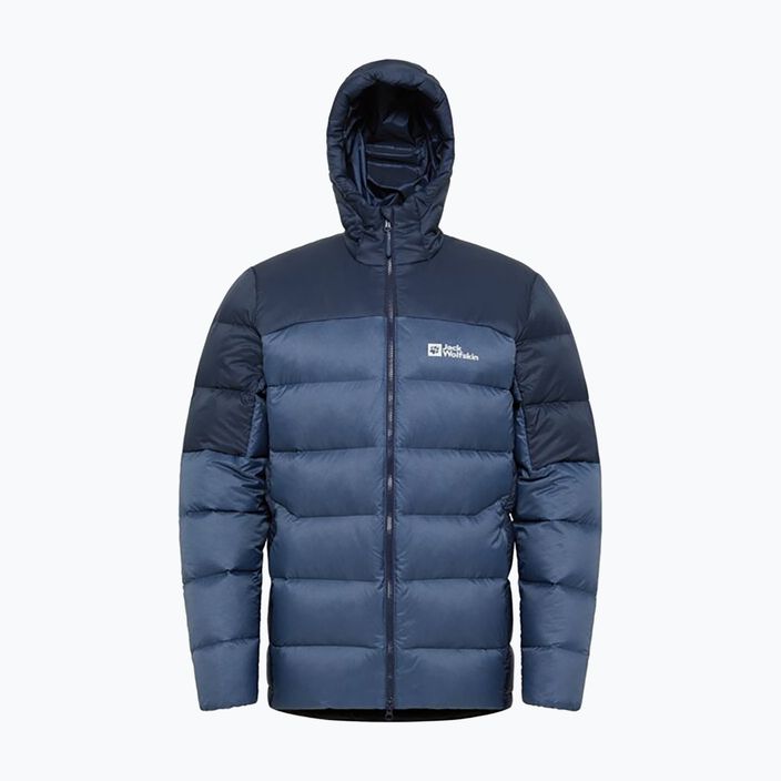 Pánska páperová bunda Jack Wolfskin Nebelhorn Down Hoody nature blue 10