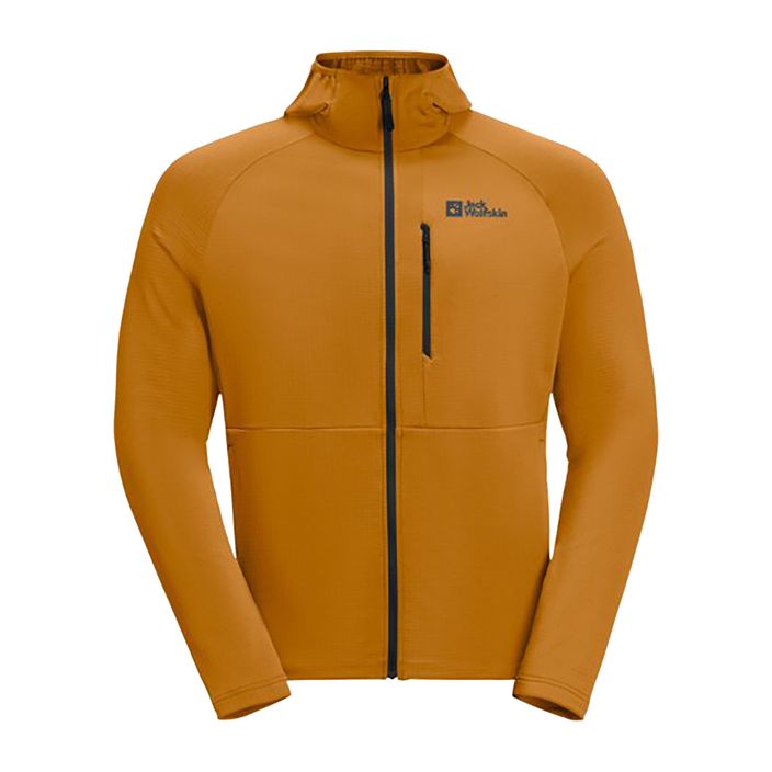 Pánska fleecová mikina Jack Wolfskin Kolbenberg Hooded Fz safflower 2