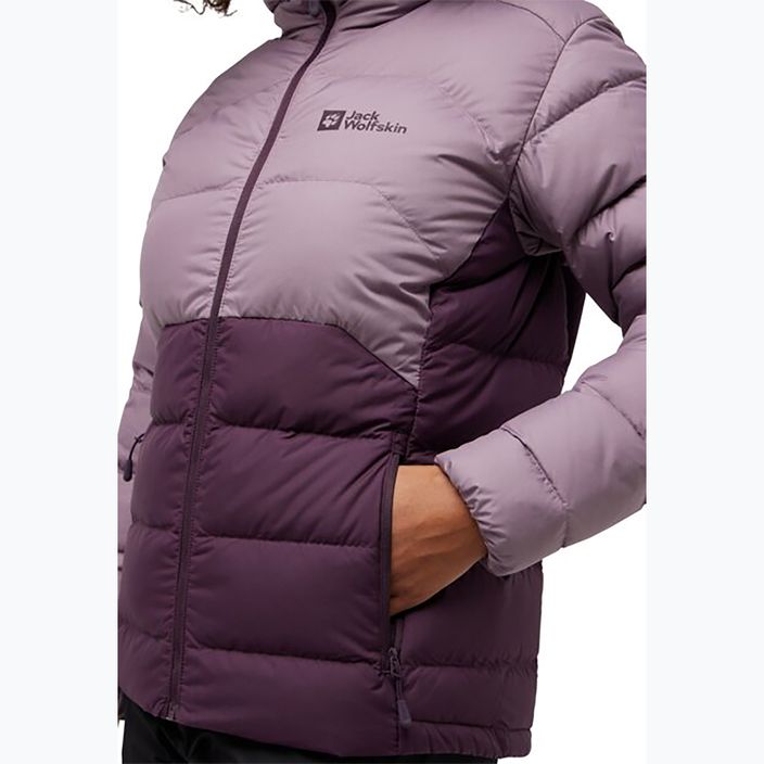 Dámska bunda Jack Wolfskin Ather Down Hoody midnight plum 3