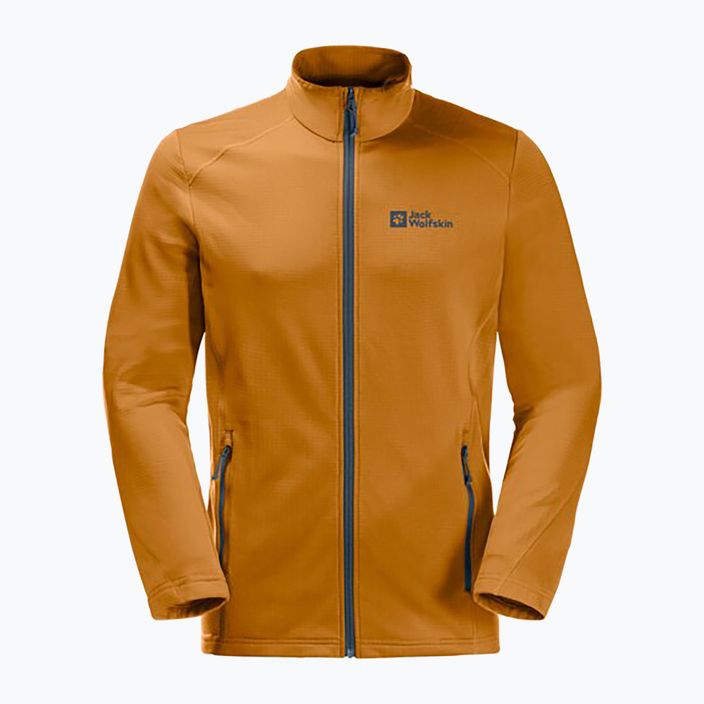 Pánska fleecová mikina Jack Wolfskin Kolbenberg Fz safflower