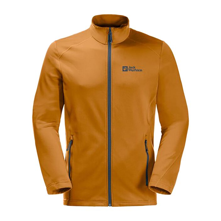 Pánska fleecová mikina Jack Wolfskin Kolbenberg Fz safflower 2