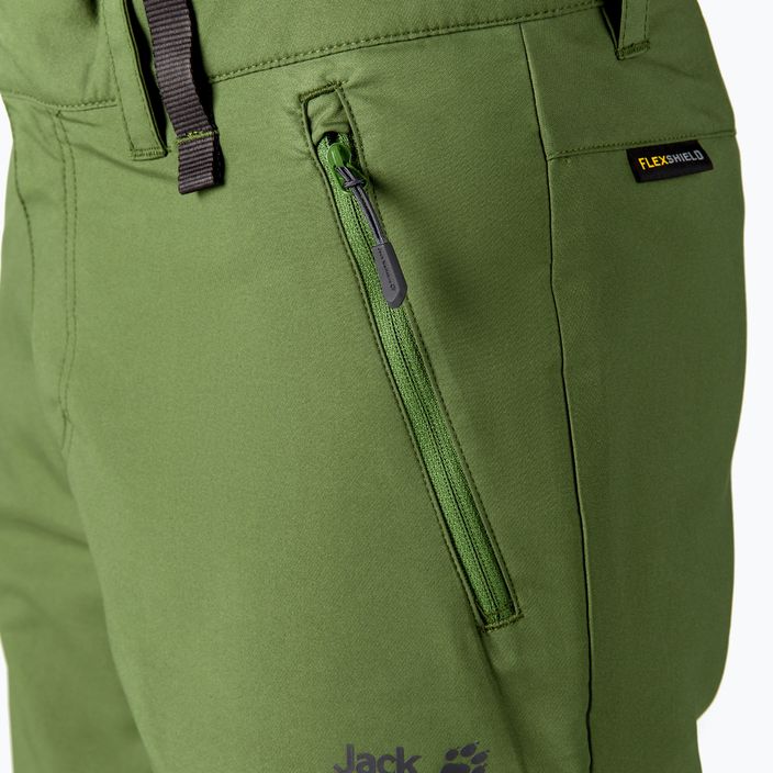 Jack Wolfskin pánske trekingové šortky Active Track zelené 1503791_4129 4
