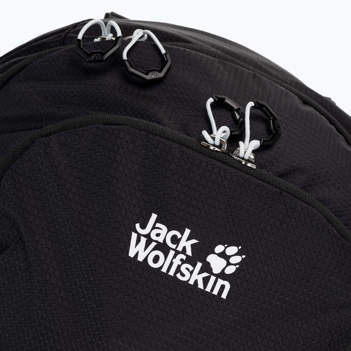 Jack Wolfskin Crosstrail 22 ST turistický batoh čierny 2009562_6000_OS 4