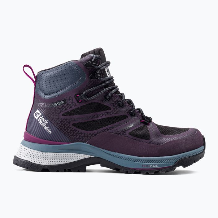Dámske trekové topánky Jack Wolfskin Force Striker Texapore Mid purple 4038873 2