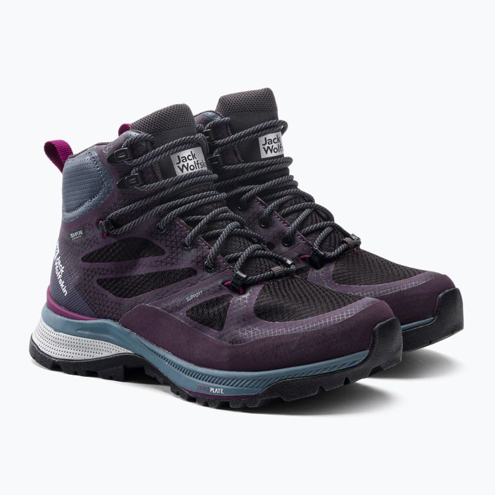 Dámske trekové topánky Jack Wolfskin Force Striker Texapore Mid purple 4038873 5
