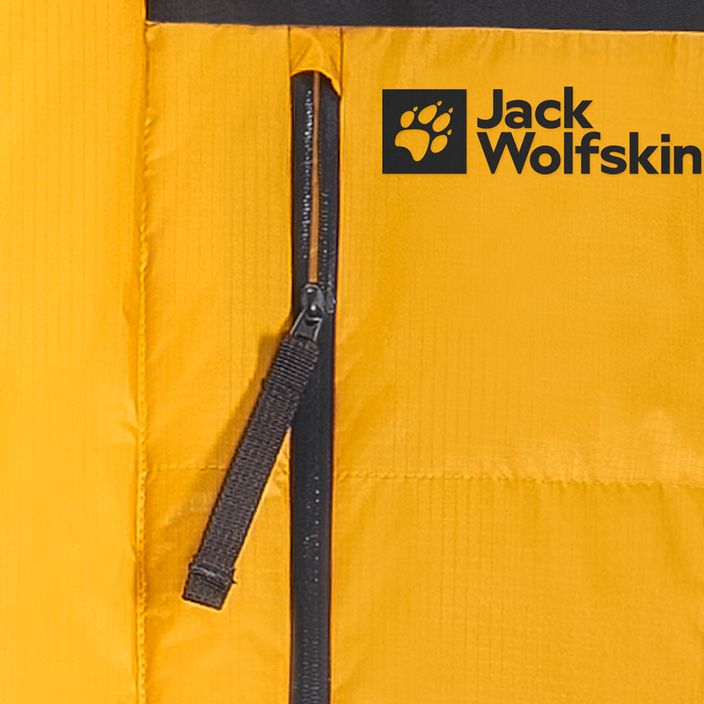 Jack Wolfskin pánska páperová bunda Cook 1995 Series žltá 1206751_3802 10