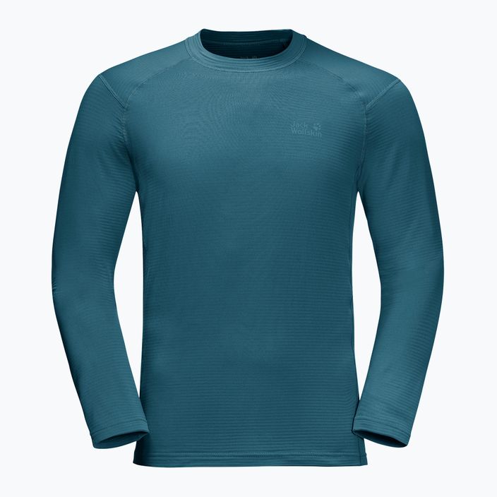 Jack Wolfskin pánske trekingové tričko s dlhým rukávom Infinite LS modré 1808311 6