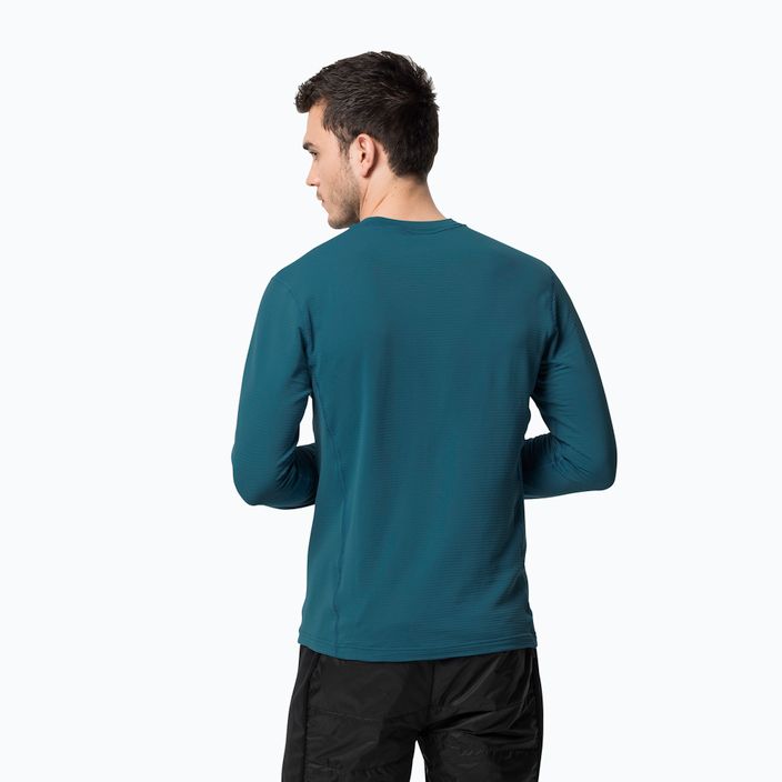 Jack Wolfskin pánske trekingové tričko s dlhým rukávom Infinite LS modré 1808311 4