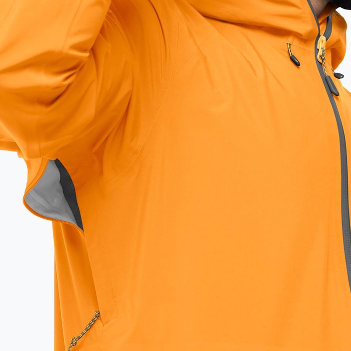 Jack Wolfskin pánska bunda do dažďa Highest Peak oranžová 1115131_3087_005 5