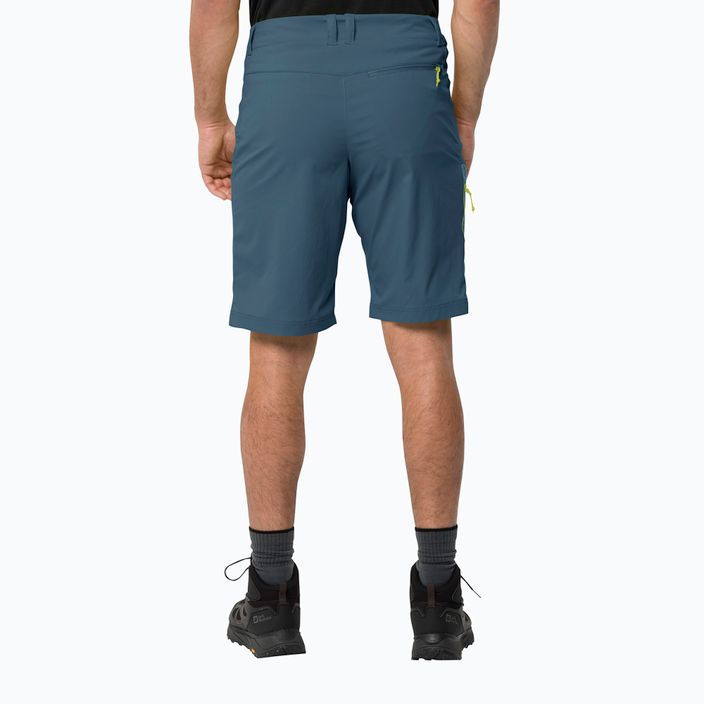 Jack Wolfskin pánske trekingové šortky Glastal navy blue 1508231 2