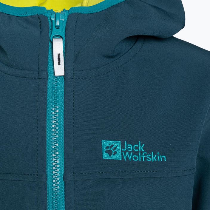 Jack Wolfskin Fourwinds Jacket Detská softshellová bunda navy blue 1608011 3