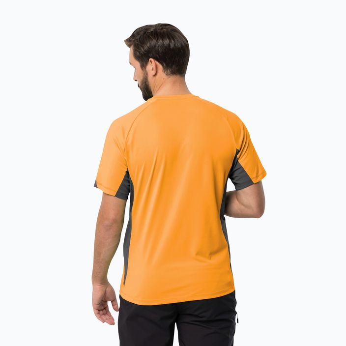 Jack Wolfskin pánske trekingové tričko Narrows orange 1807353 2