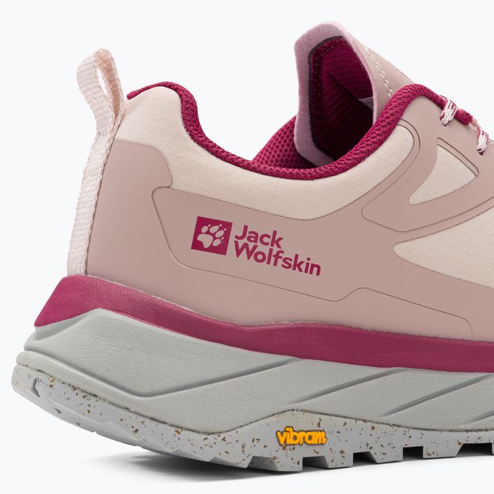 Dámske trekové topánky Jack Wolfskin Terrashelter Low pink 4053831 8