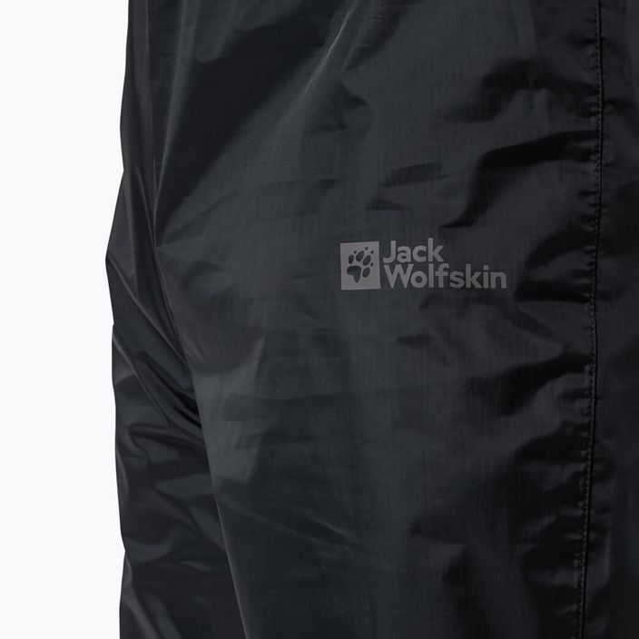 Nohavice do dažďa Jack Wolfskin black 4